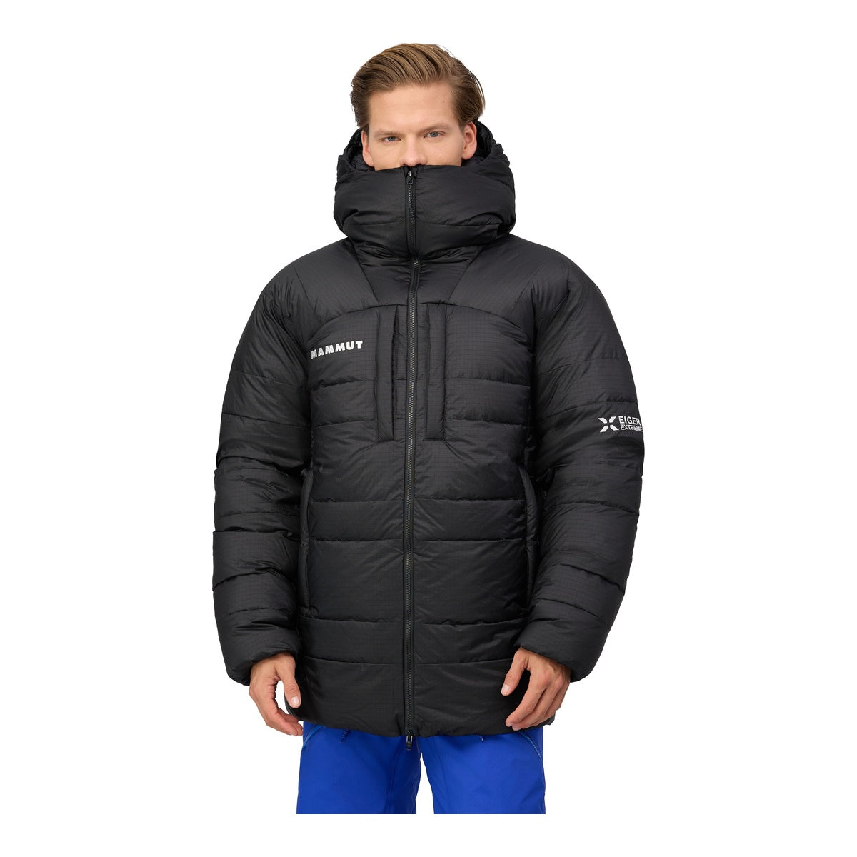 Geaca Puf Barbati Mammut Eiger Nordwand Pro Down In Hooded Parka Black