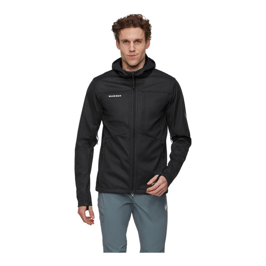 Jacheta Softshell Barbati Mammut Ultimate VIII SO Hooded Black