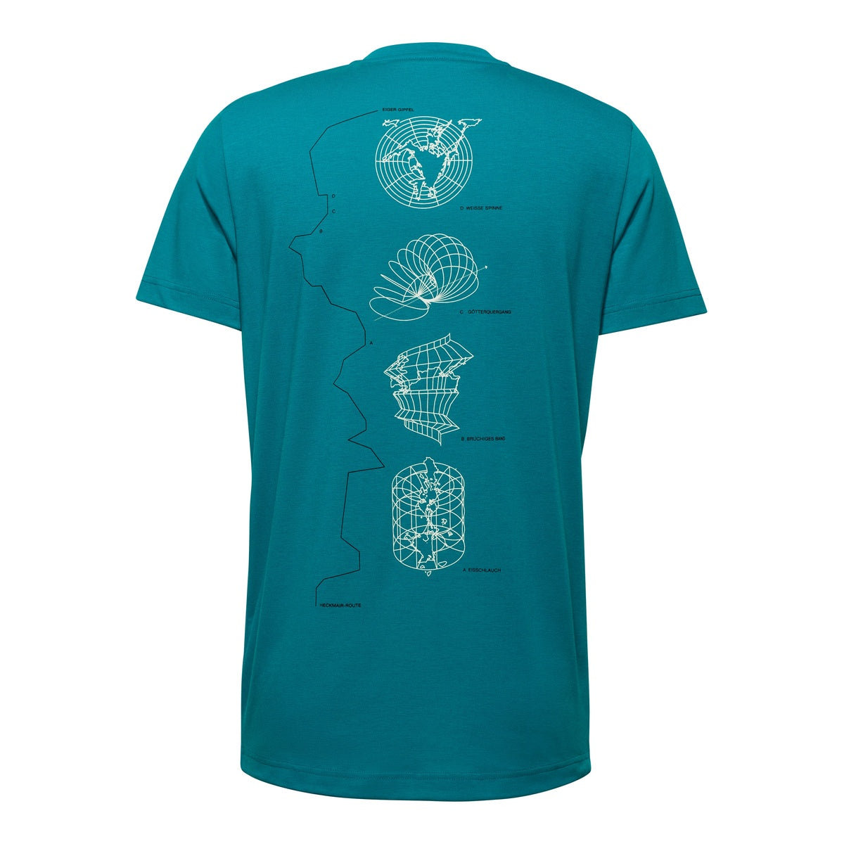 Tricou Barbati Mammut Eiger Deep Teal