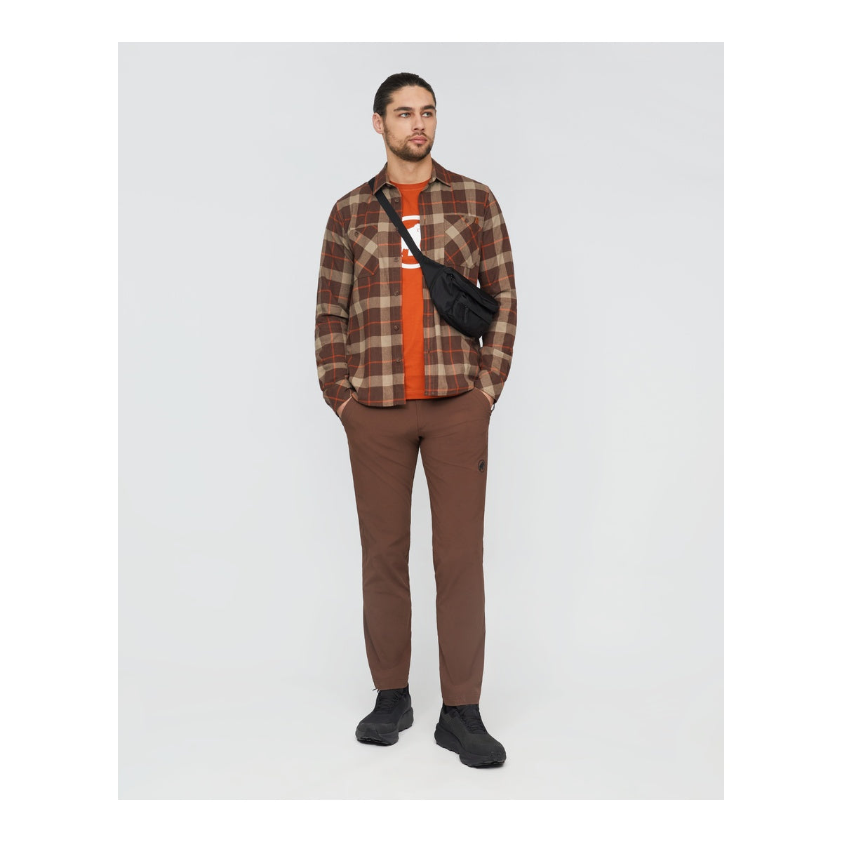 Camasa Barbati Mammut Alvra Longsleeve Soil-Sablun