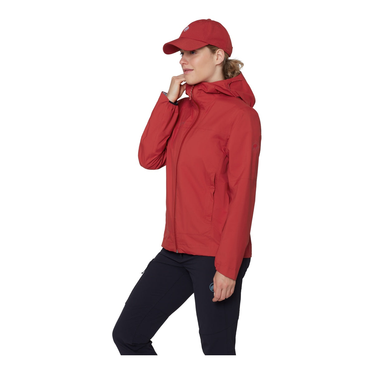 Jacheta Femei Mammut Ducan HS Hooded Dark Mammut Red