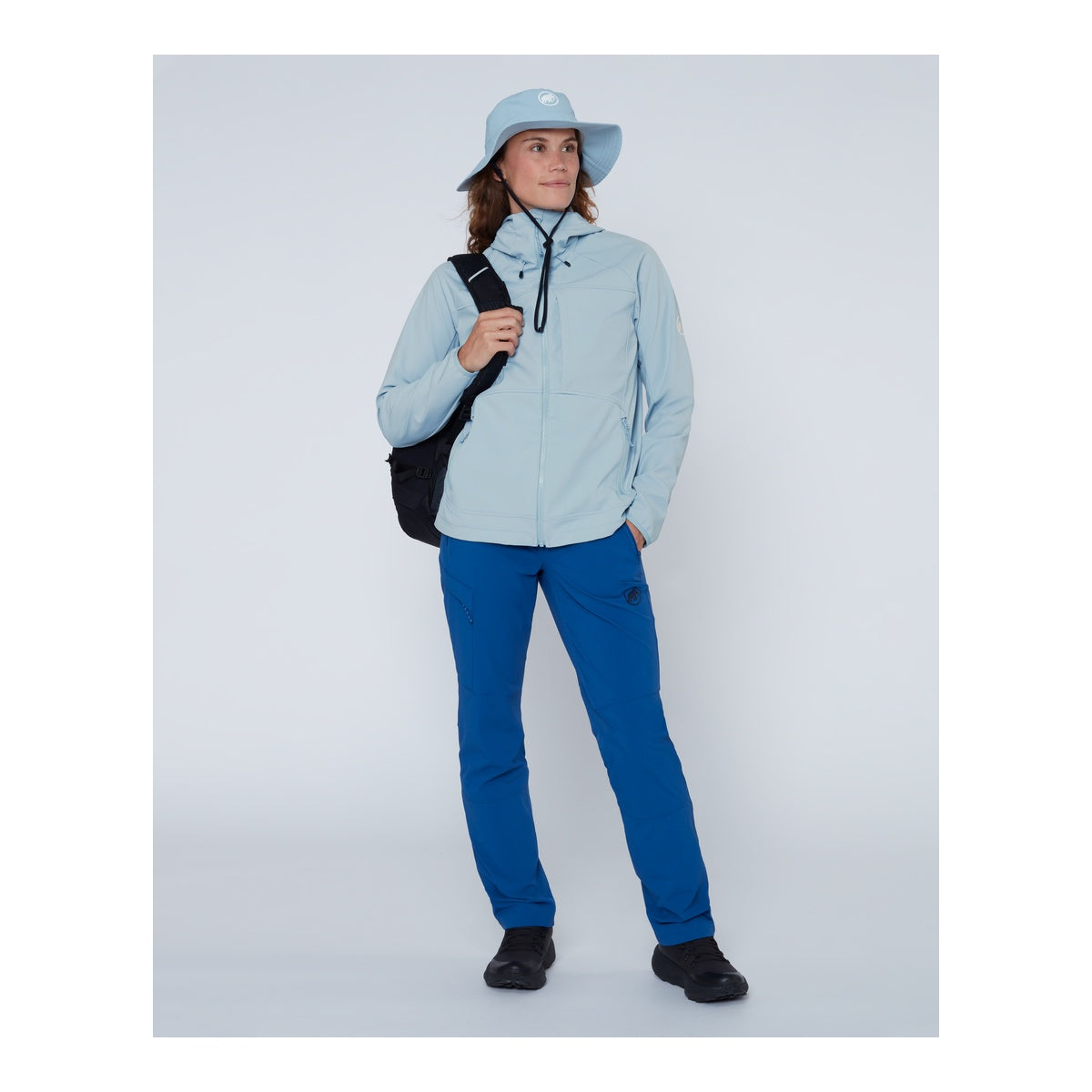 Jacheta Softshell Femei Mammut Ultimate Comfort So Hooded Nebla