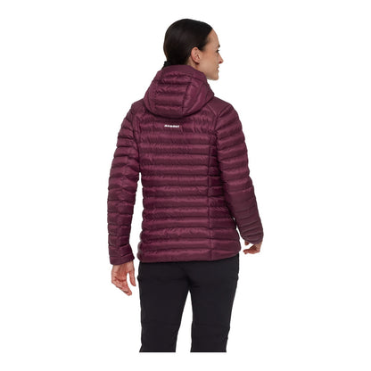 Geaca Femei Mammut Albula In Hooded Burgundy