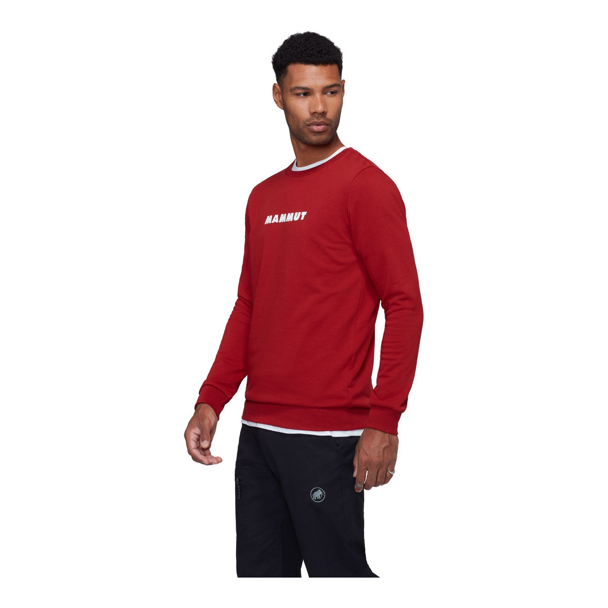 Bluza Barbati Mammut Core ML Crew Neck Logo Dark Mammut Red