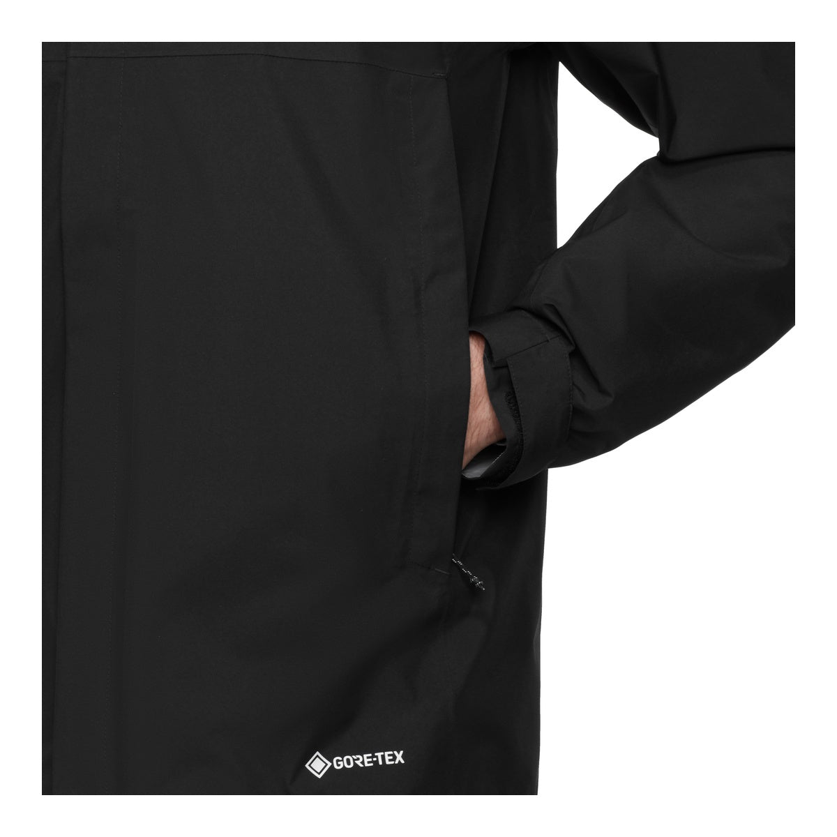 Jacheta Barbati Mammut Treeline Light HS Hooded Black