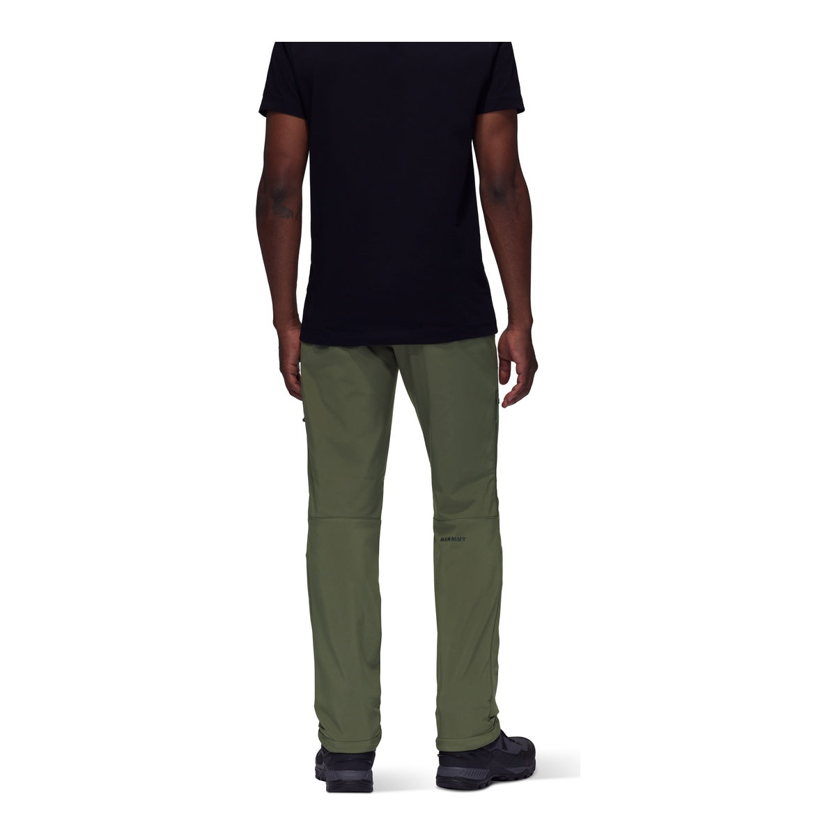 Pantaloni Softshell Barbati Mammut Runbold Winter So Dark Marsh
