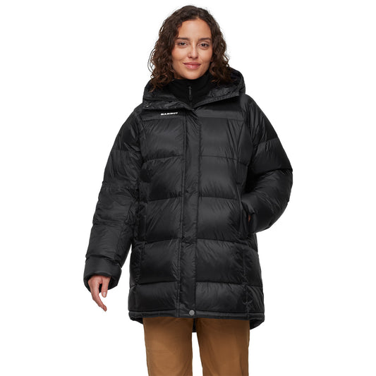 Jacheta Femei Mammut Glacier Glow In Hooded Parka Black