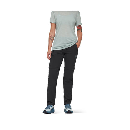 Pantaloni Femei Mammut Runbold IV Zip Off Black