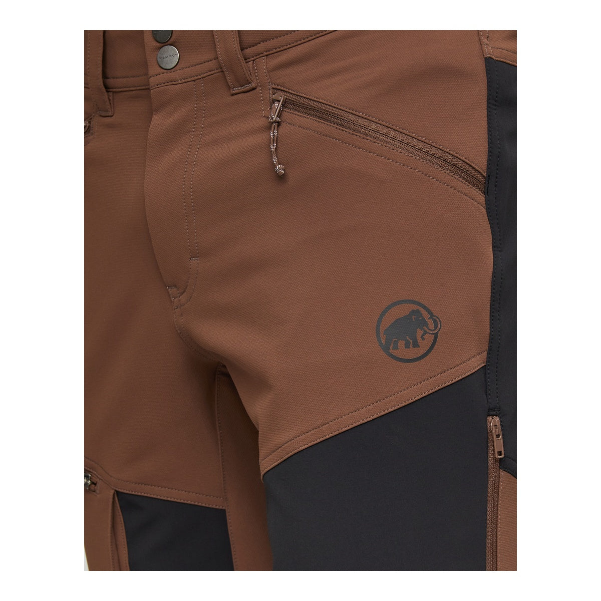 Pantaloni Softshell Barbati Mammut Zinal Guide So Hybrid Soil-Black