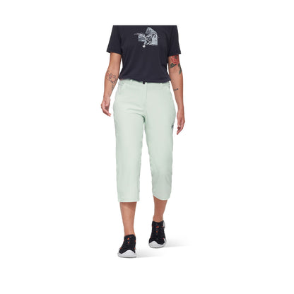 Pantaloni Femei Mammut Hiking V Capri Silver Sage