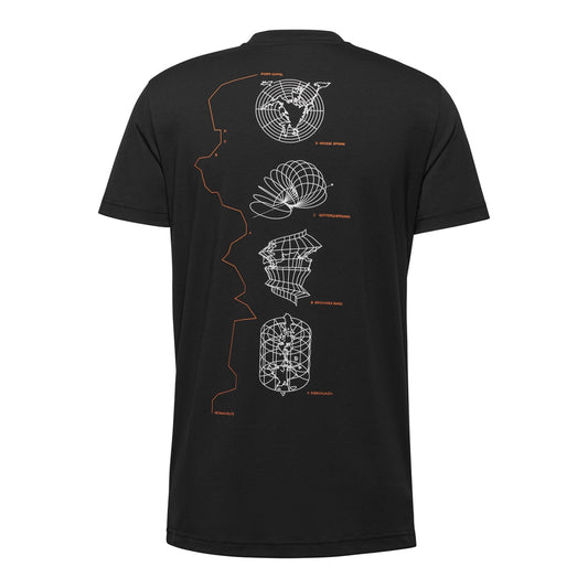 Tricou Barbati Mammut Mountain Eiger Black