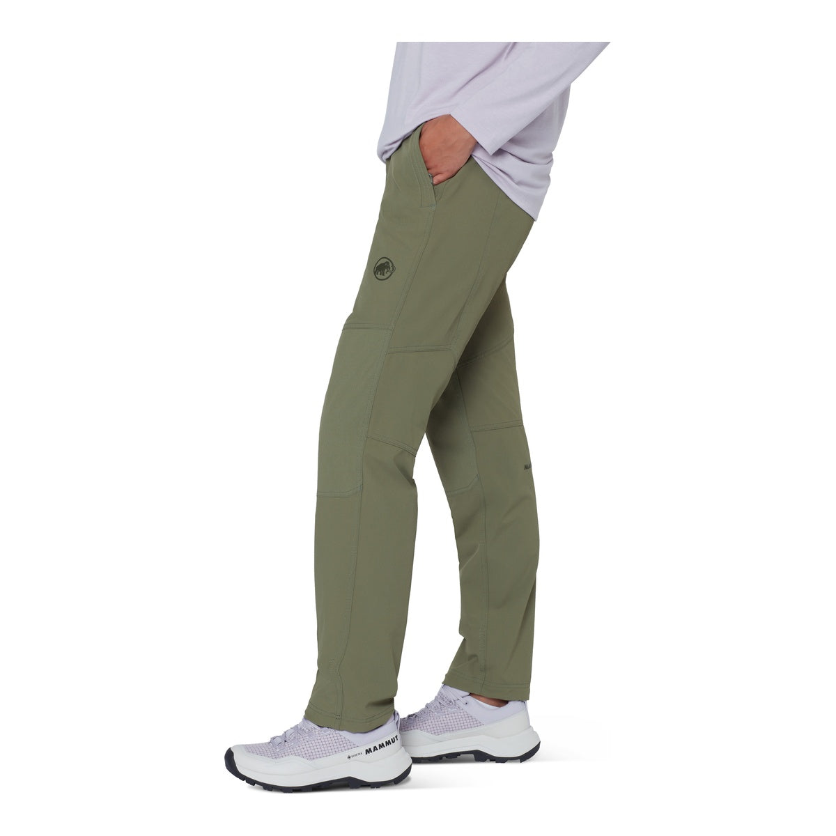 Pantaloni Softshell Barbati Mammut Runbold Guide SO Marsh