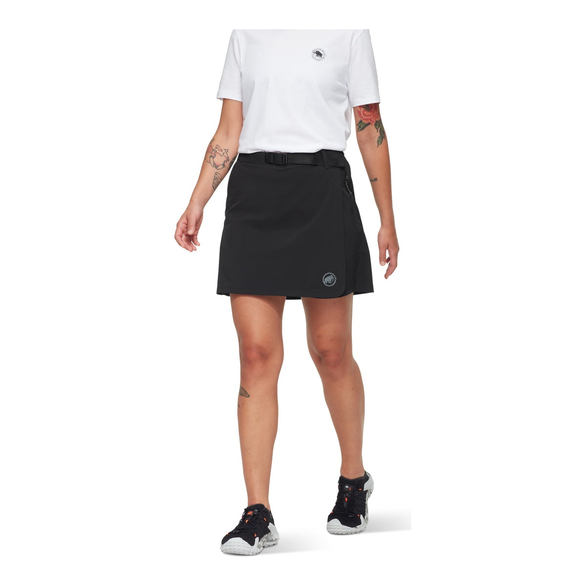 FUSTA FEMEI TREKKERS WRAP SKORT BLACK Negru