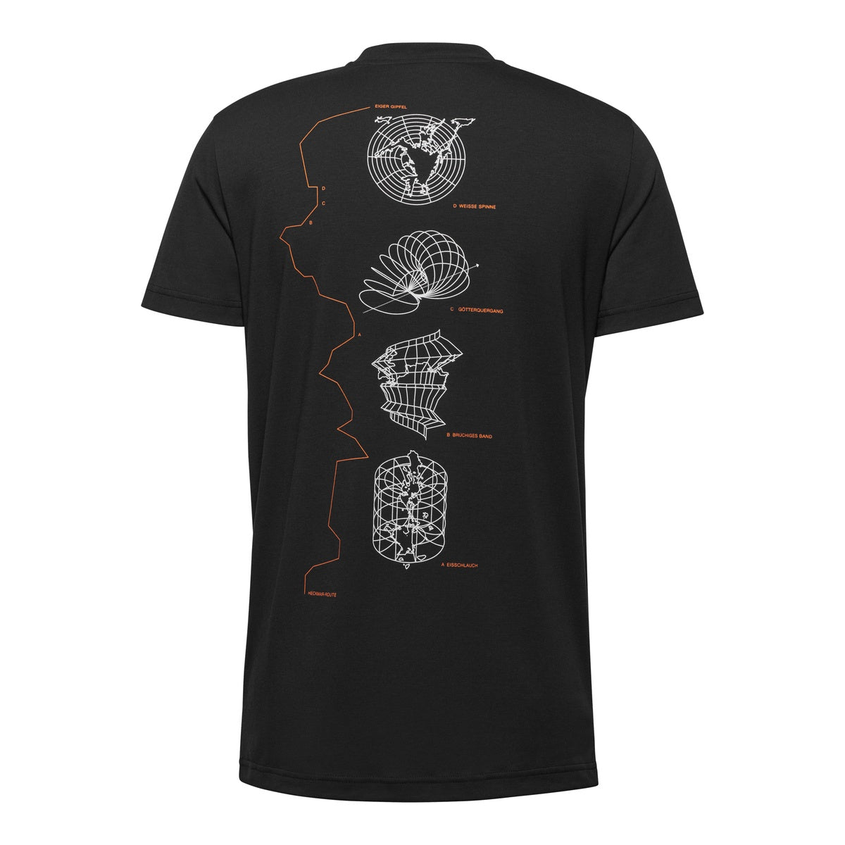 Tricou Barbati Mammut Mountain Eiger Negru