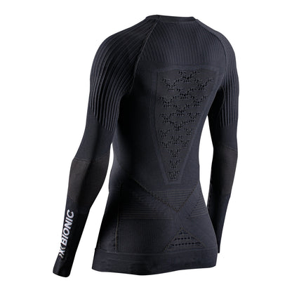 Bluza Femei X-Bionic Energy Accumulator 4.0 Lg Sl Wmn Opal Black/Arctic White