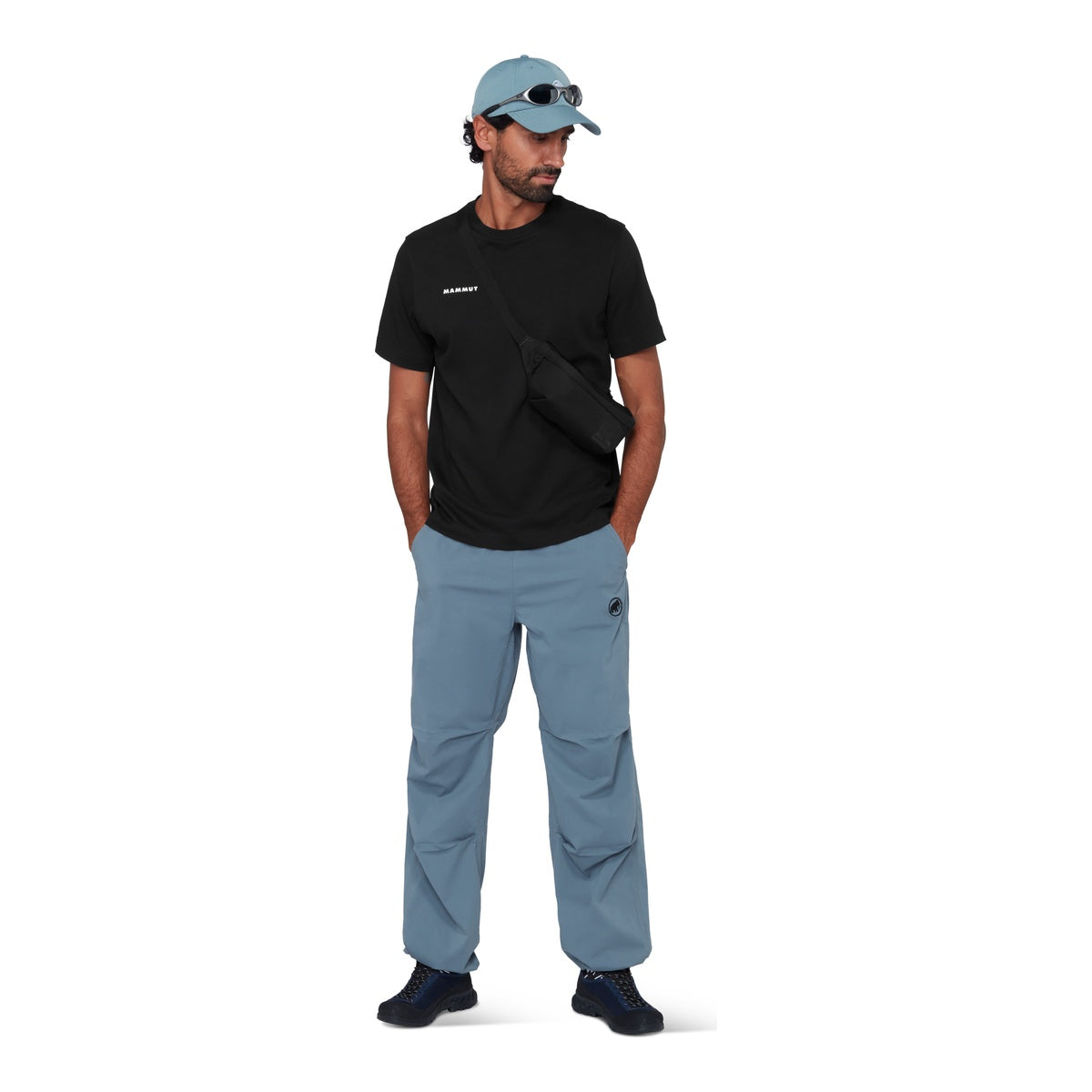 Tricou Barbati Mammut Base Mini Logo Negru
