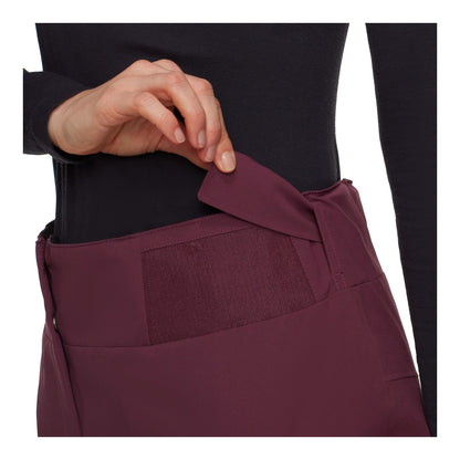 Pantaloni Schi Femei Mammut Stoney HS Thermo Burgundy