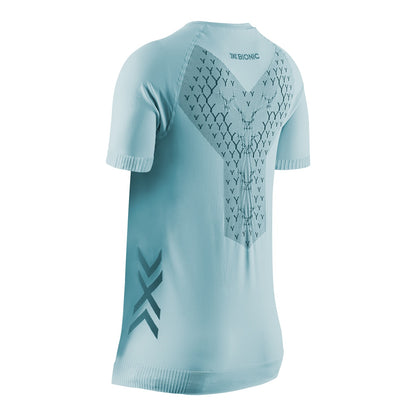 Tricou Femei X-Bionic Twyce Run Wmn Clearwater/Black