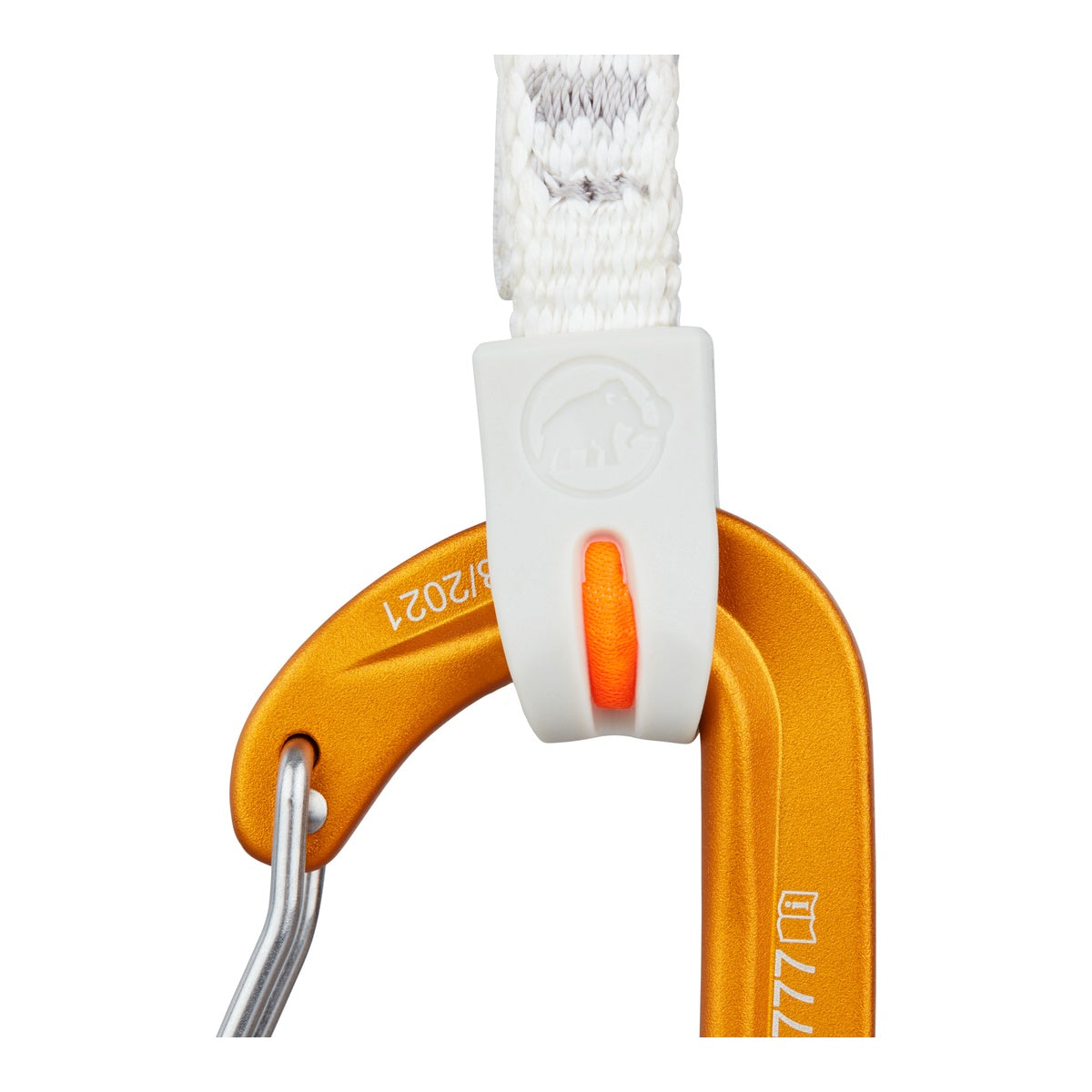 Carabiniera Mammut Sender Wire 17 cm Quickdraw Light Grey-Gold