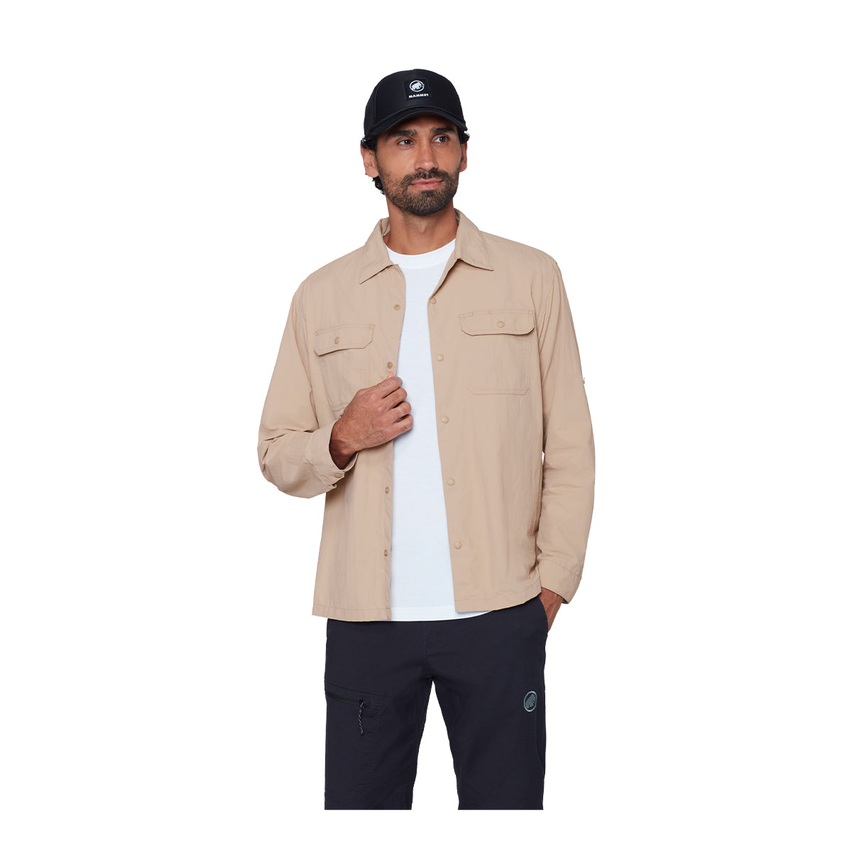 Camasa Barbati Mammut Highland Longsleeve Shirt Savannah