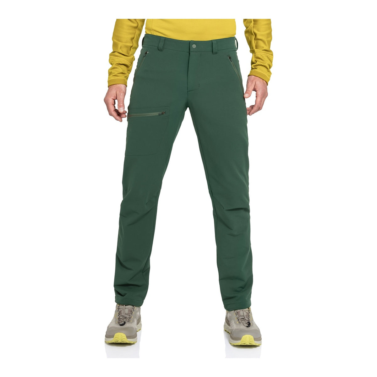 Pantaloni Barbati Schoffel Folkstone Warm Dark Jade
