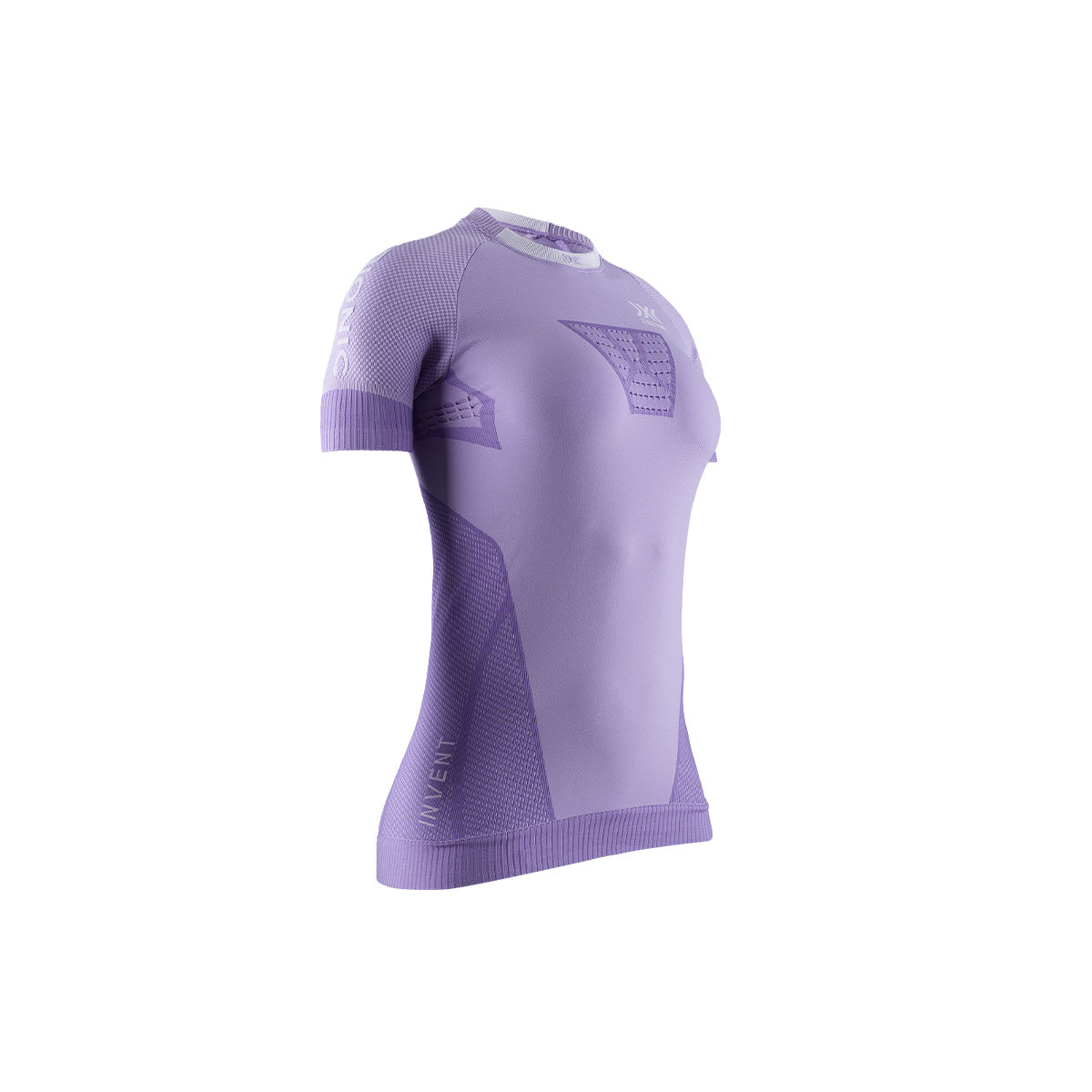 Tricou Femei X-Bionic Invent 4.0 Bright Lavender/White