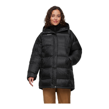 Geaca Puf Femei Mammut Glacier Glow In Hooded Parka Black