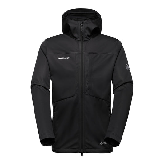 Jacheta Softshell Barbati Mammut Ultimate VIII So Hooded Black