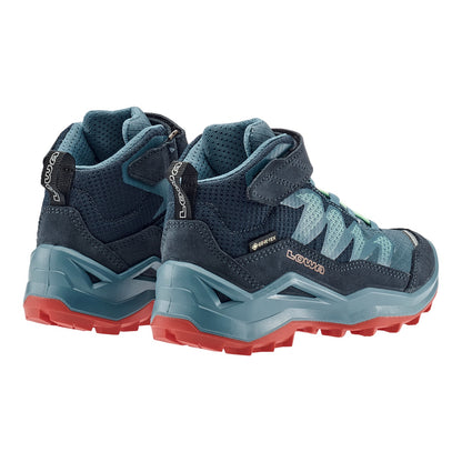 Bocanci Drumetie Fete Lowa Maddox Pro Gtx Mid Vc Jr Navy