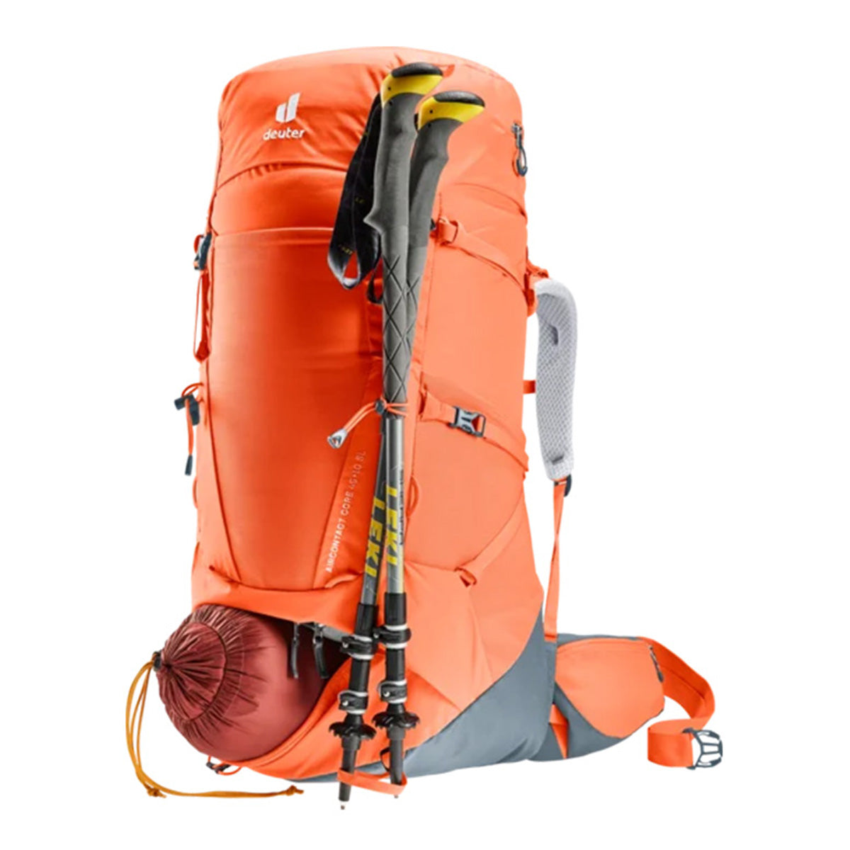 Rucsac Aircontact Core 45+10 Sl Paprika-Graphite