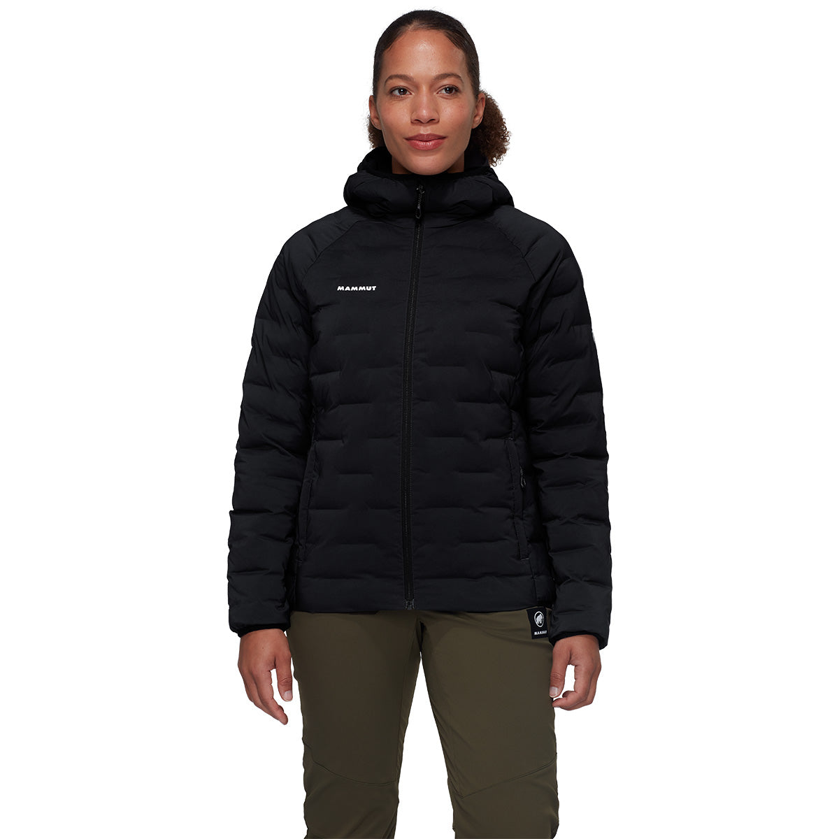 Jacheta Femei MammutSender In Hooded Black