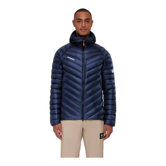 Geaca Puf Barbati Mammut Broad Peak IN Hooded Marine-Black