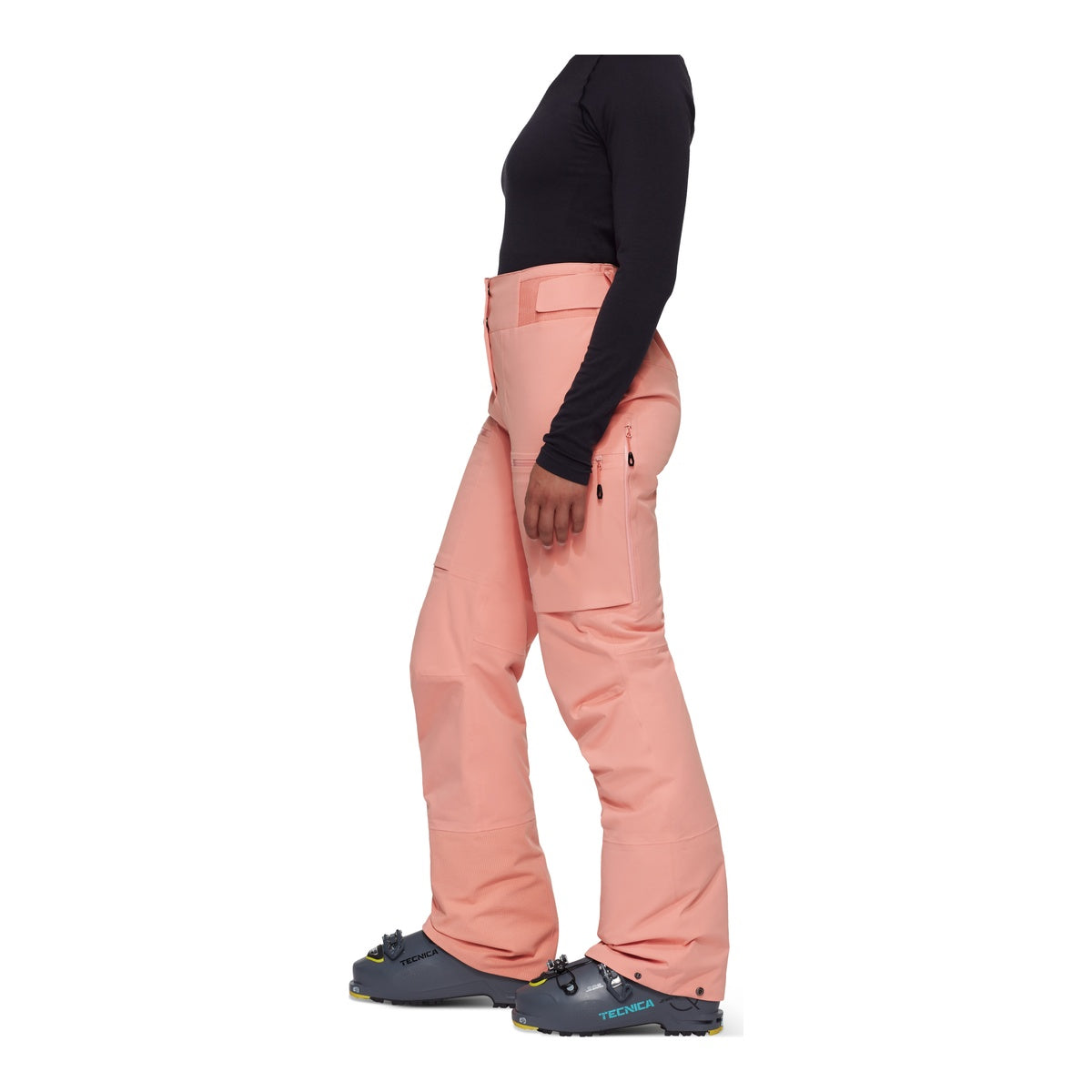 Pantaloni Schi Femei Mammut Stoney HS Thermo Pink
