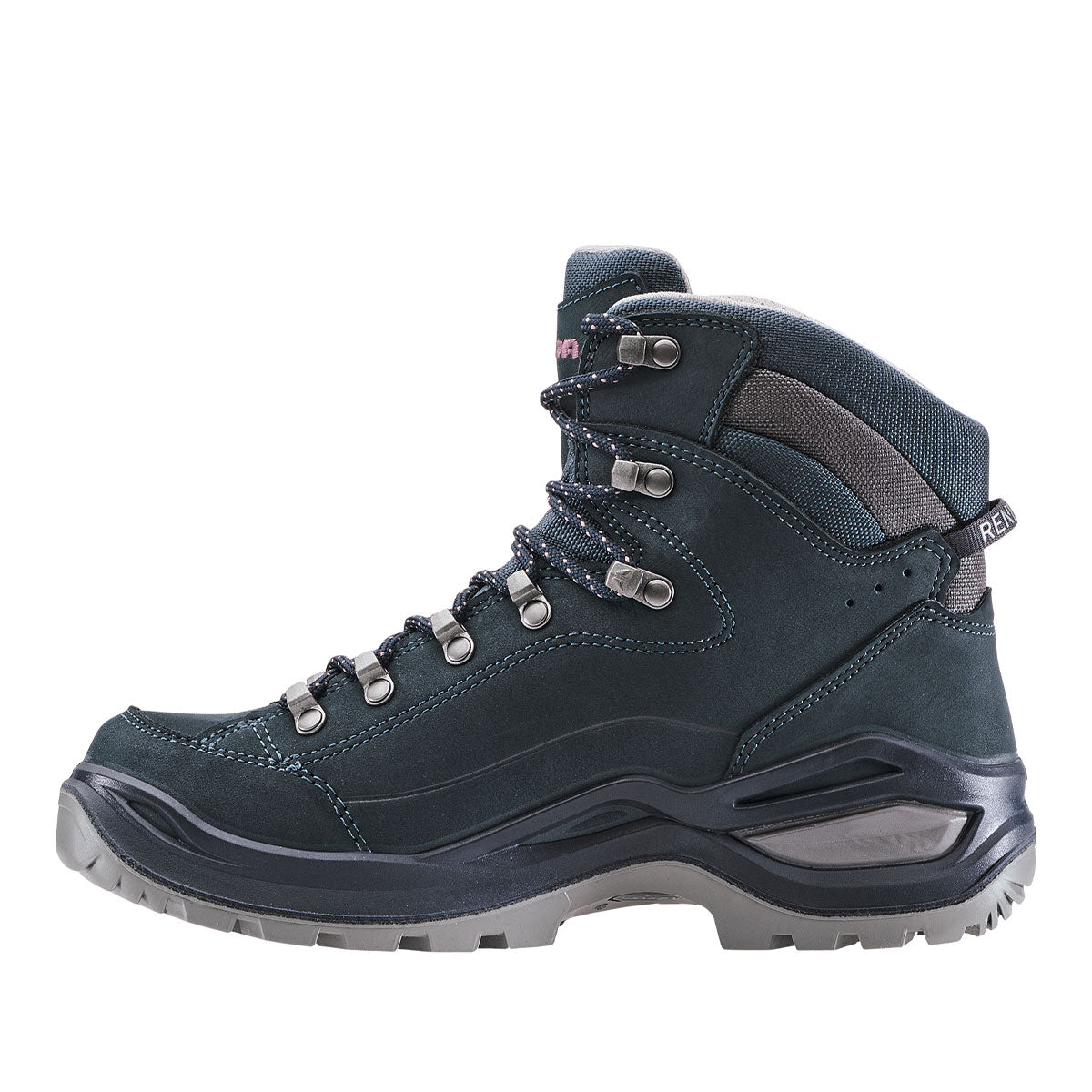 Bocanci Femei Lowa Renegade Evo GTX Mid Steel Blue-Old Rose