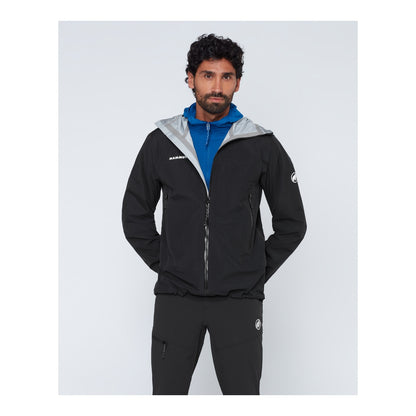 Jacheta Barbati Mammut Alto Guide HS Hooded Black