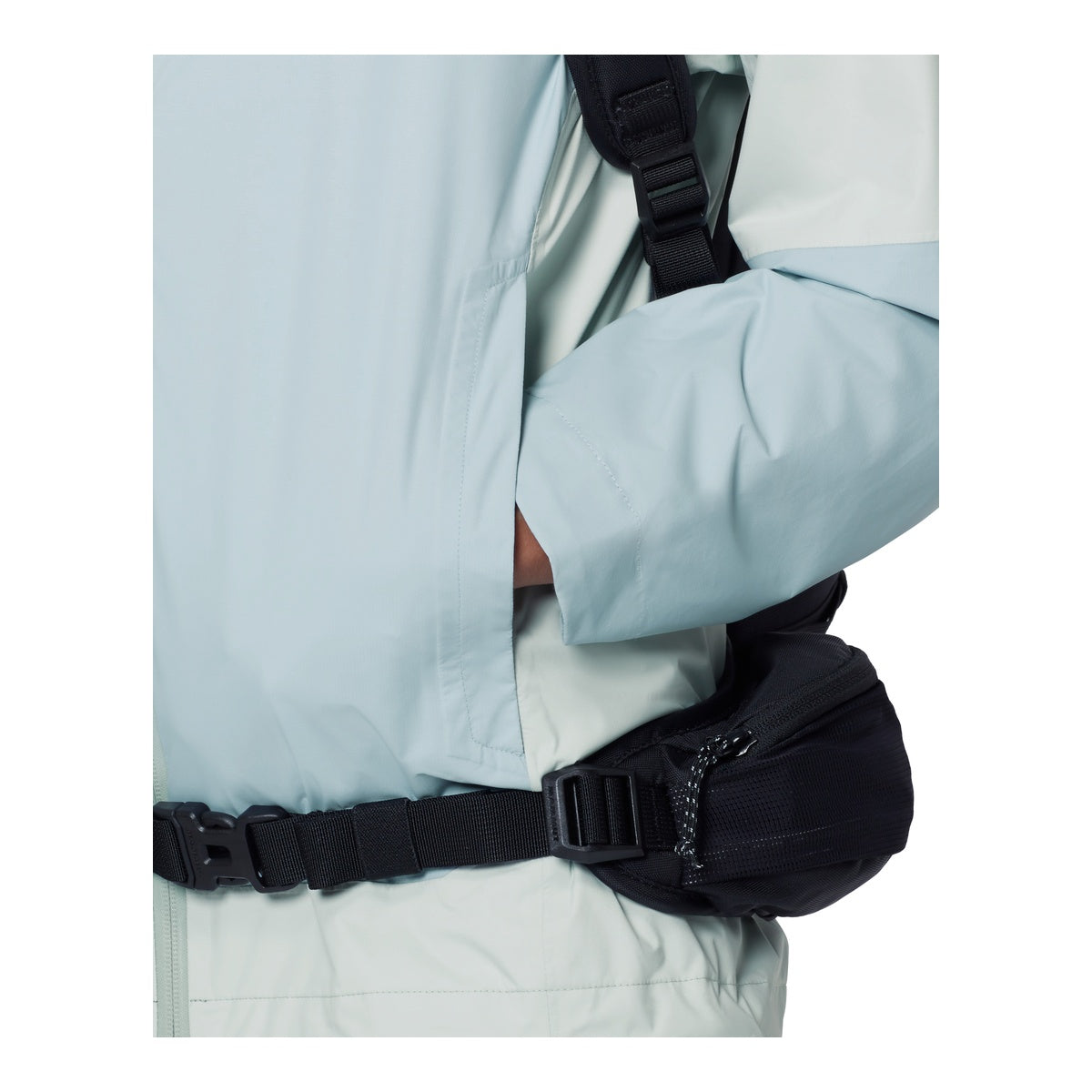 Jacheta Femei Mammut Ducan HS Hooded Silver Sage-Nebla