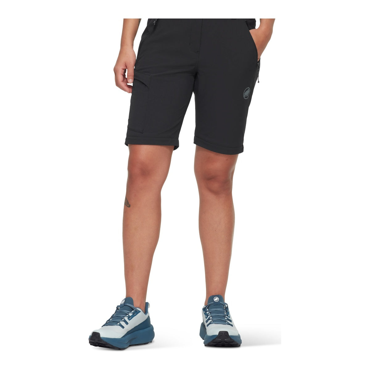 Pantaloni Zip-Off Femei Mammut Runbold IV Zip Off Black