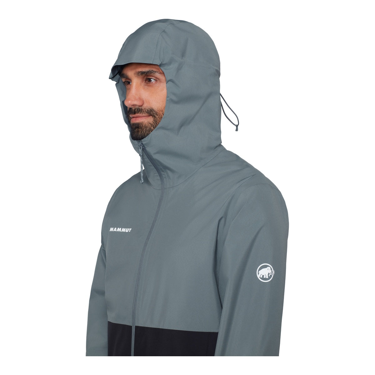 Jacheta Barbati Mammut Linard Light HS Hooded Black-Strata