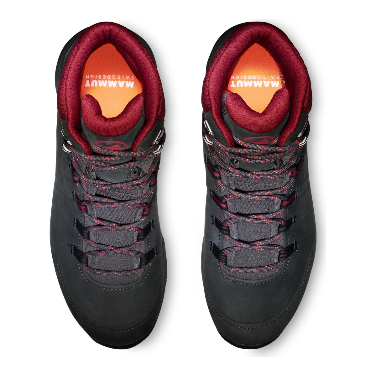 Bocanci Drumetie Femei Mammut Nova IV Mid GTX Black-Blood Red