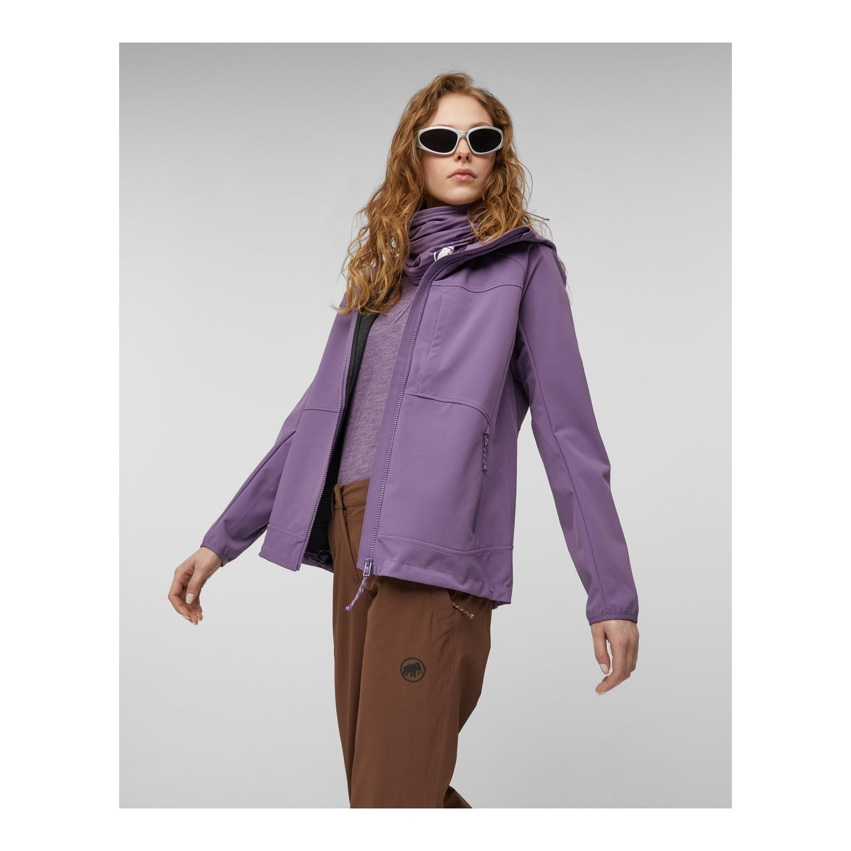 Jacheta Softshell Femei Mammut Ultimate Comfort So Hooded Paloja