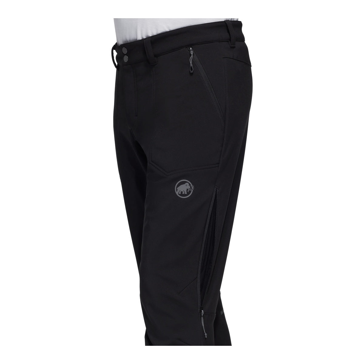Pantaloni Softshell Barbati Mammut Runbold Winter So Black