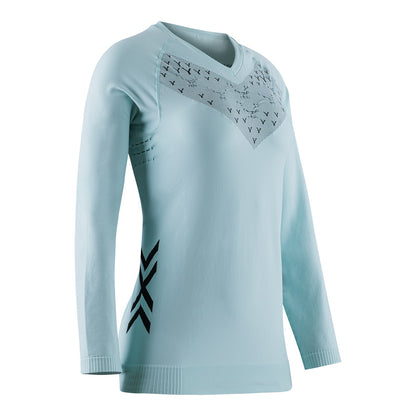 Bluza Femei X-Bionic Twyce Run Ls Wmn Clearwater/Black