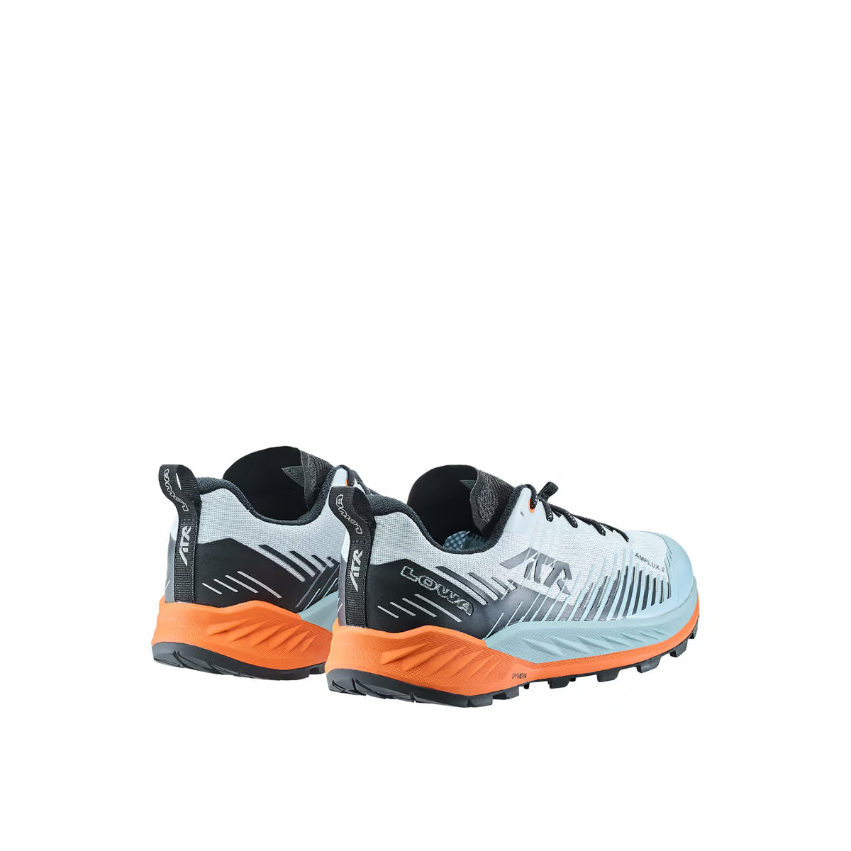 Pantofi Alergare Trail Barbati Lowa Amplux 2 Misty Blue/Orange
