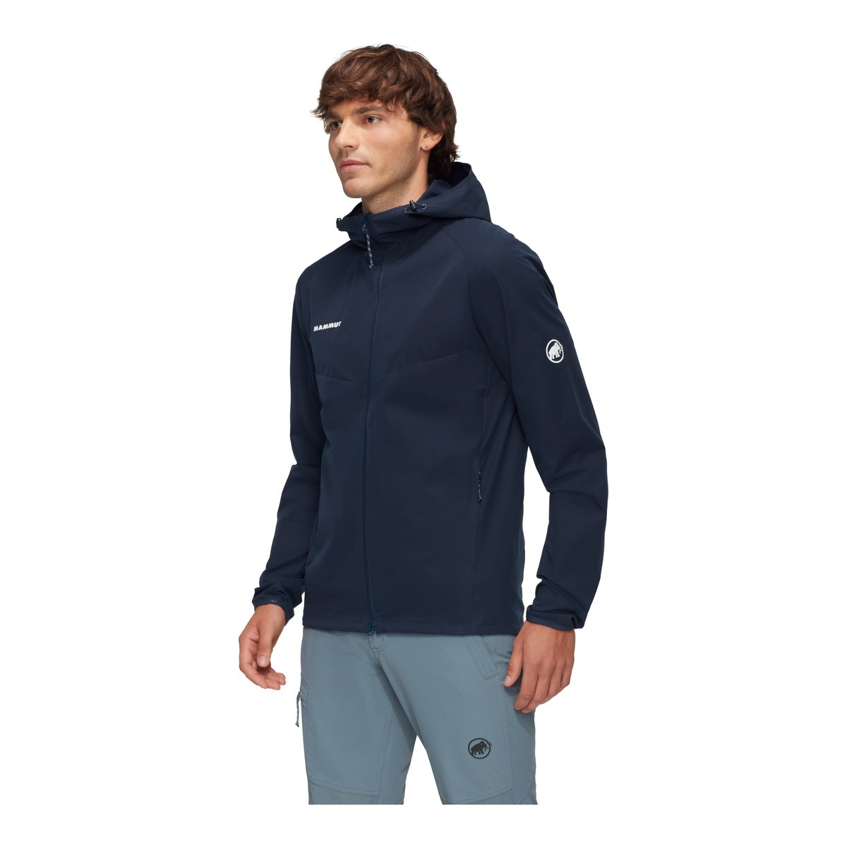 Jacheta Softshell Barbati Mammut GRANITE SO Hooded Marine