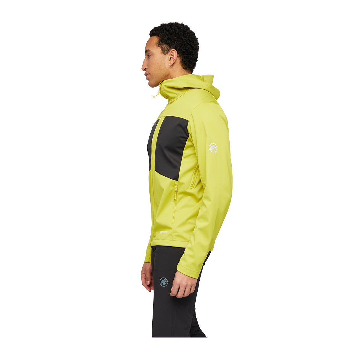 Jacheta Softshell Barbati Mammut Ultimate VIII SO Hooded Acacia-Black