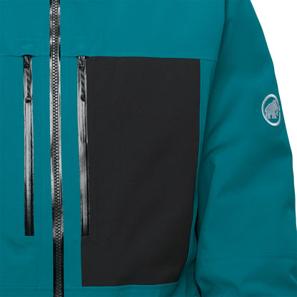 Jacheta Schi Barbati Mammut Stoney Hs Thermo Hooded Deep Teal-Black