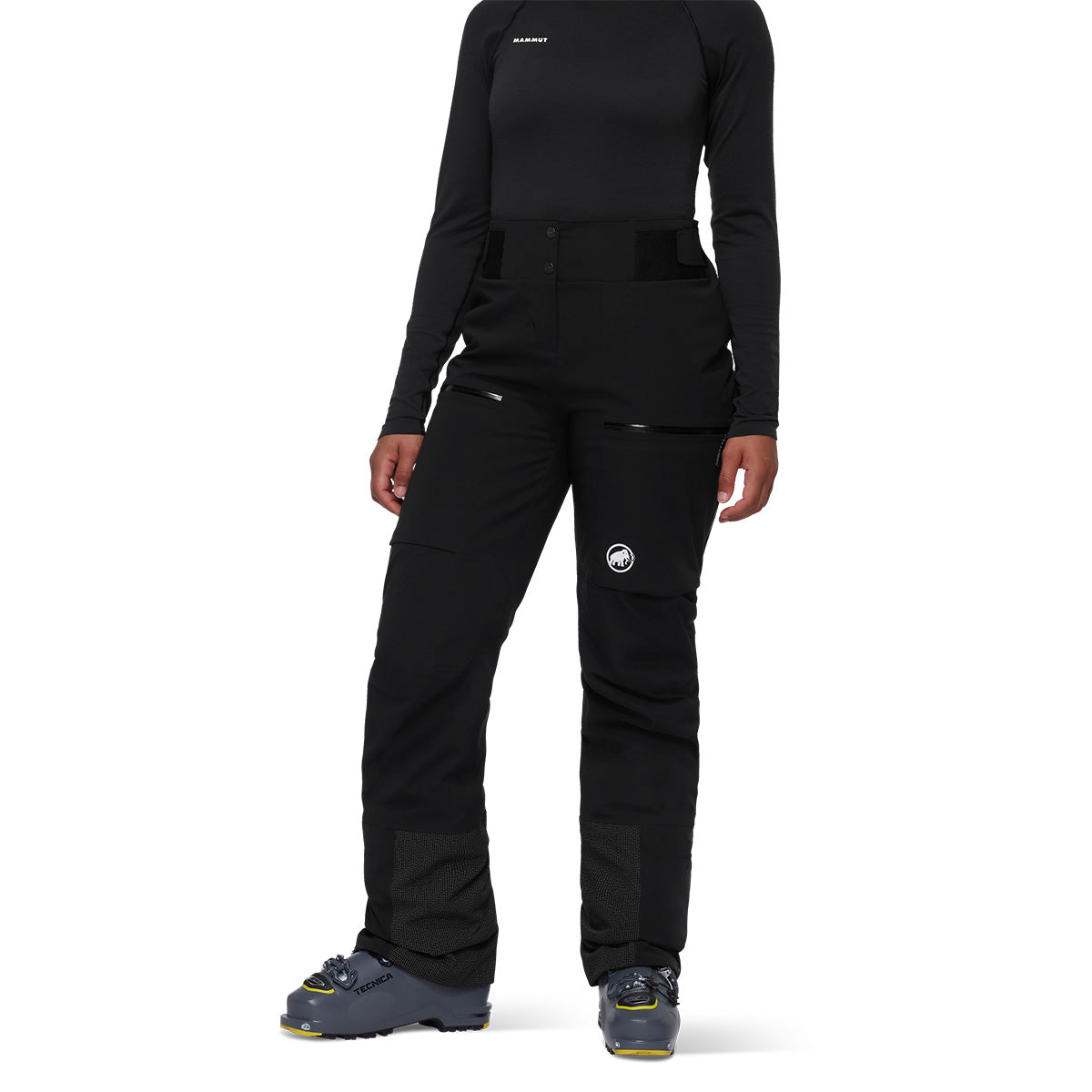 Pantaloni Schi Femei MammutStoney Hs Thermo Black