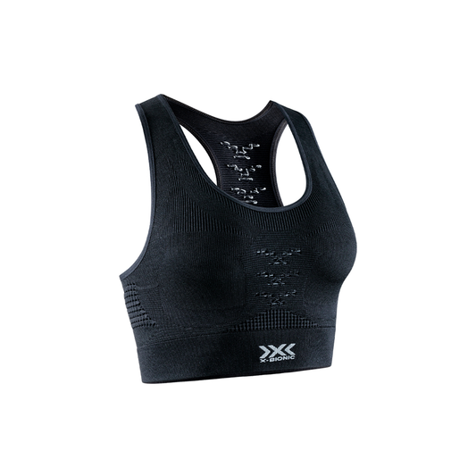Bustiera Femei X-BIONIC Energizer 4.0 Sports Opal Black-Arctic White