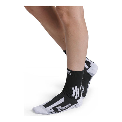 Sosete Drumetie Femei X-Bionic Trek Outdoor Wmn Opal Black/Arctic White