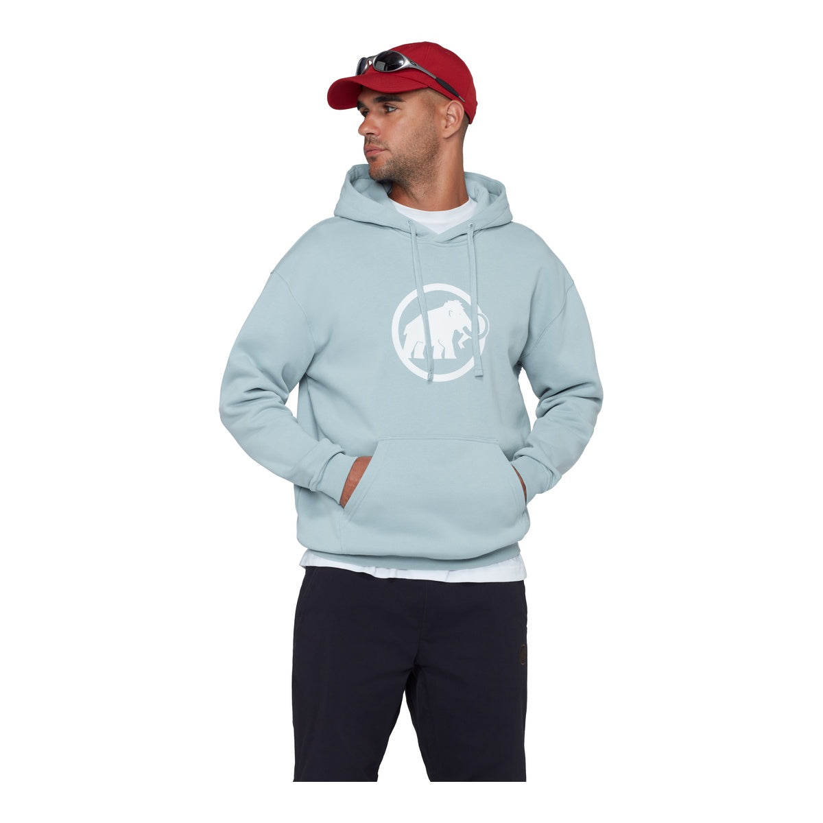 Hanorac Barbati Mammut Base ML Hoody Classic Nebla